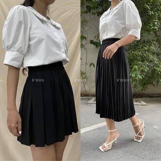 [Hình+Video Thật] Chân Váy Xòe Xếp Ly Thái Lan Hàng Chuẩn Xách Tay Mặc Mát Không Nhăn