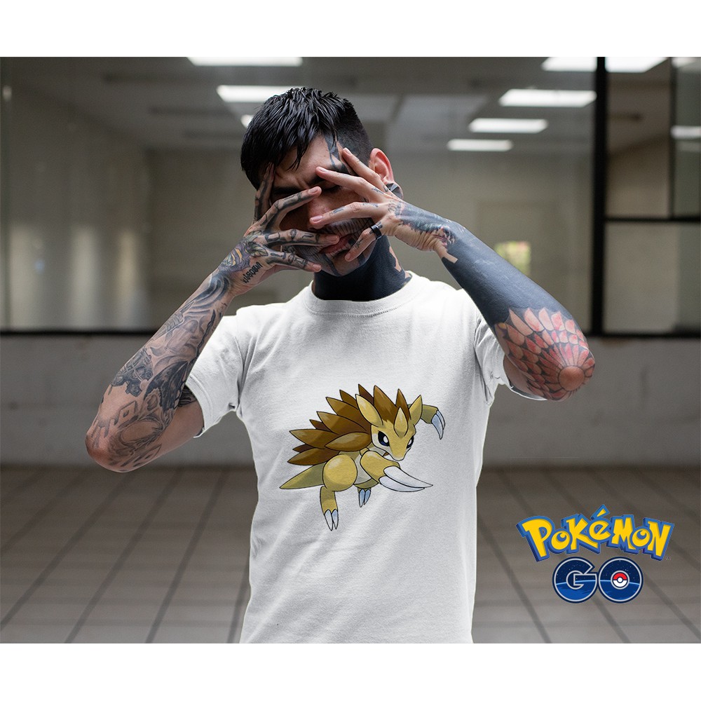 Áo thun Cotton Unisex - Game - Pokemon GO - Pokemon Sandpan