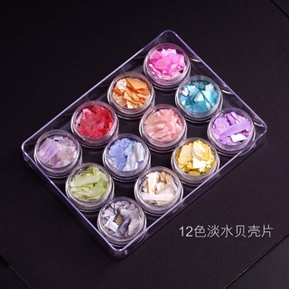 Xà cừ ẩn móng, trang trí nail (set 12 màu)