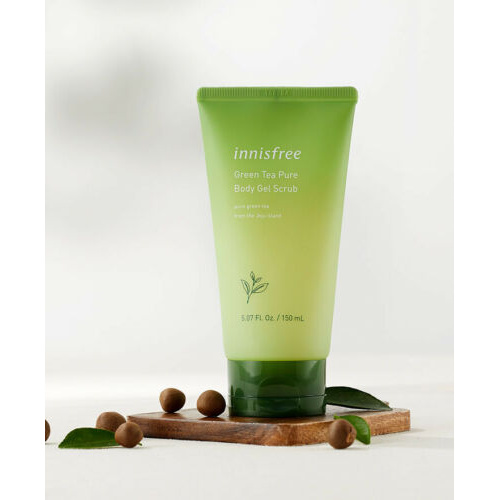 (Hàng Mới Về) Gel Tẩy Tế Bào Chết Chiết Xuất Trà Xanh Innisfree 150ml / [INNISFREE] Green tea Pure Body Gel Scrub 150ml