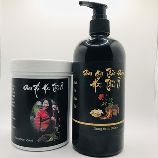Cặp dầu gội xả hà thủ ô