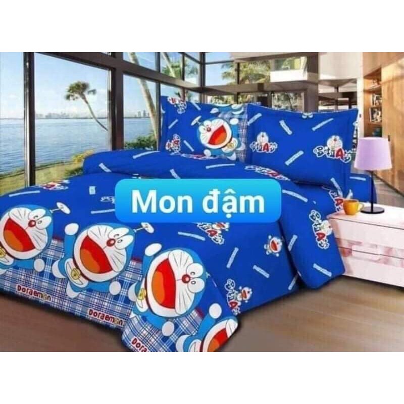 Sản phẩm ga gối 4 món  họa tiết dễ  thương dành cho bé - Shop Nệm Khánh Ngọc