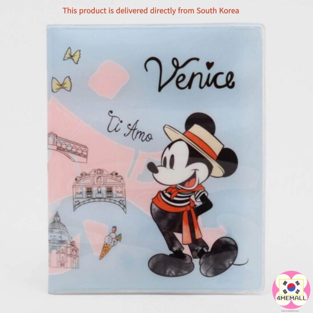 DAISO Vỏ bọc hộ chiếu họa tiết hoạt hình Disney phong cách Hàn Quốc