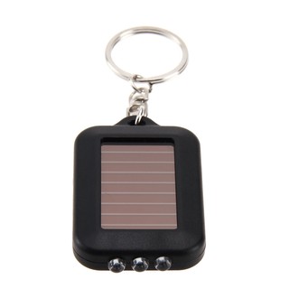 🎈Multifunctional Solar Energy 3 Light LED Electric Torch Key Chain Accessory