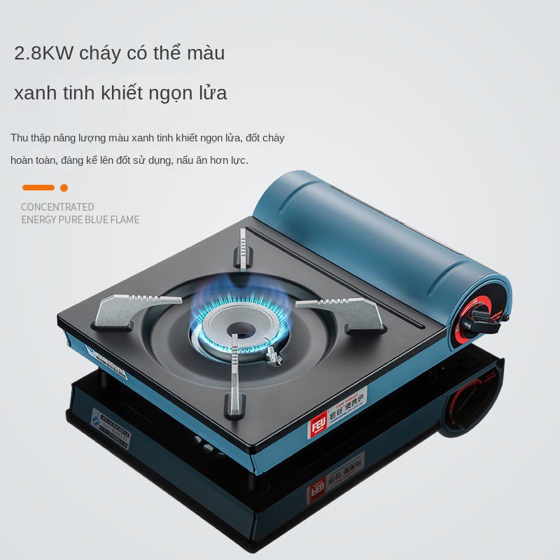✢Bếp ga âm Iwatani di động classic blue zb-19M dã ngoại ngoài trời lửa lò hơi