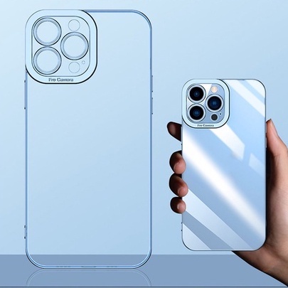 Vỏ mềm sang trọng phù hợp cho  iPhone 13 12 11 Pro Max Xr Xs max 7 8 Plus Ốp lưng trong suốt Chống va đập Bảo vệ mạ điện trong suốt Vỏ mềm