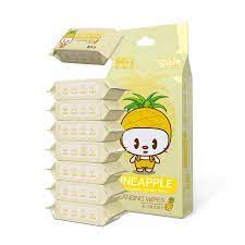 Set 8 khăn giấy ướt mini cầm tay bỏ túi tiện lợi
