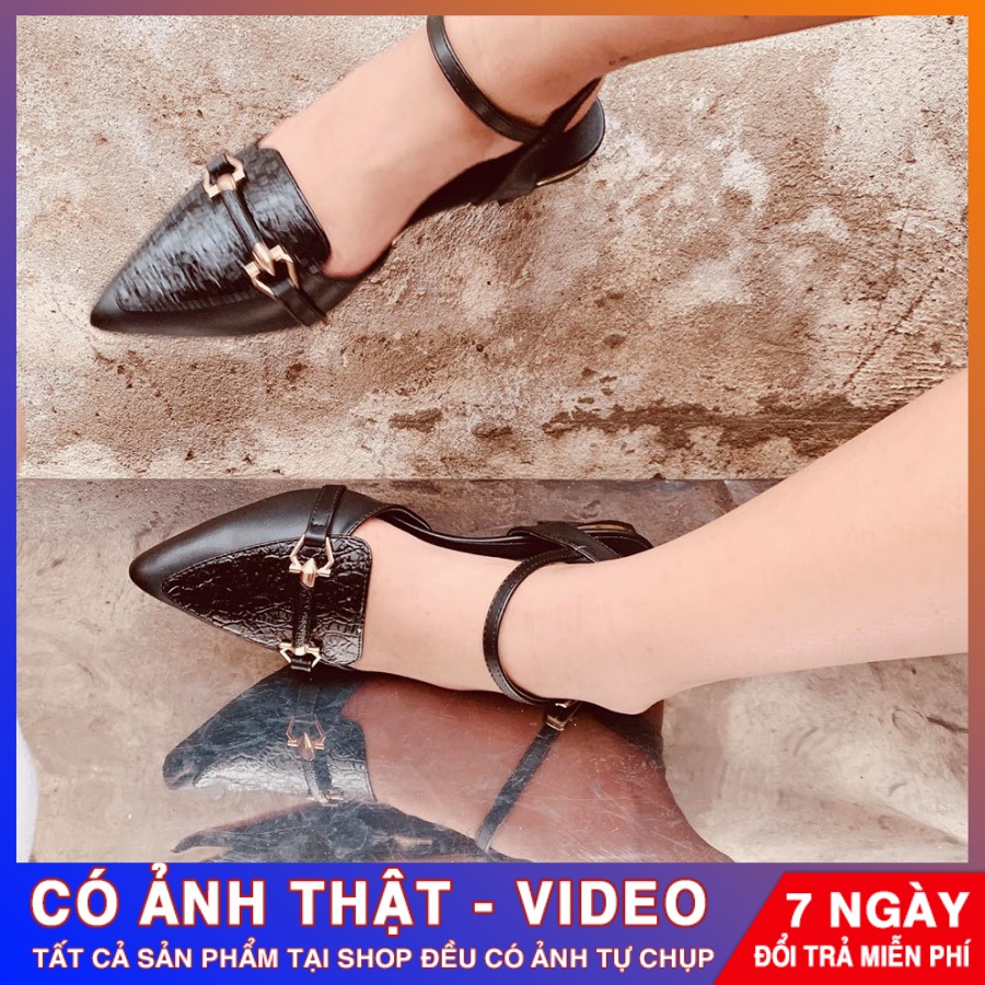 [ẢNH THẬT - FREE SHIP] Giày Sandal Bệt nữ cao cấp ROSATA RO203 - HÀNG VIỆT NAM - BKSTORE