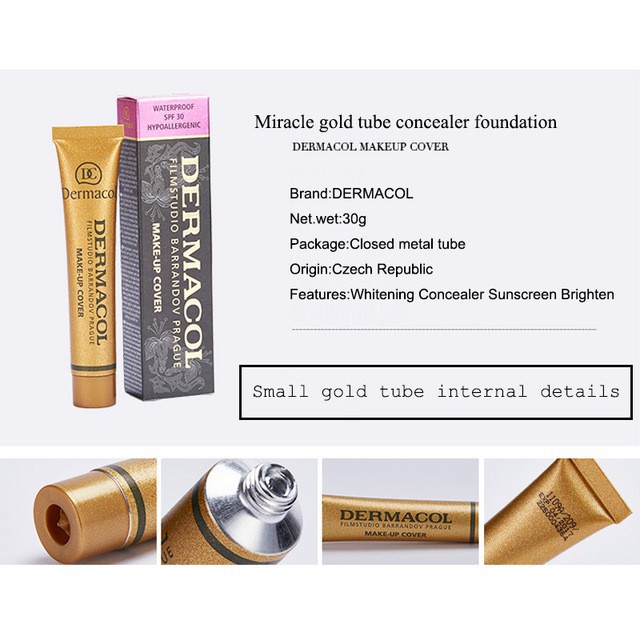 [Hàng mới về] Kem che khuyết điểm tự nhiên kháng nước phù hợp với mọi loại da | BigBuy360 - bigbuy360.vn