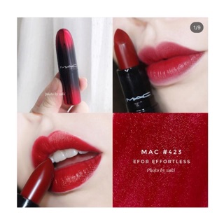 💥 Son Mac Love Me Lipstick Rouge 423 E For Effortless – Màu Đỏ Thuần💥HÀNG CHUẨN BILL