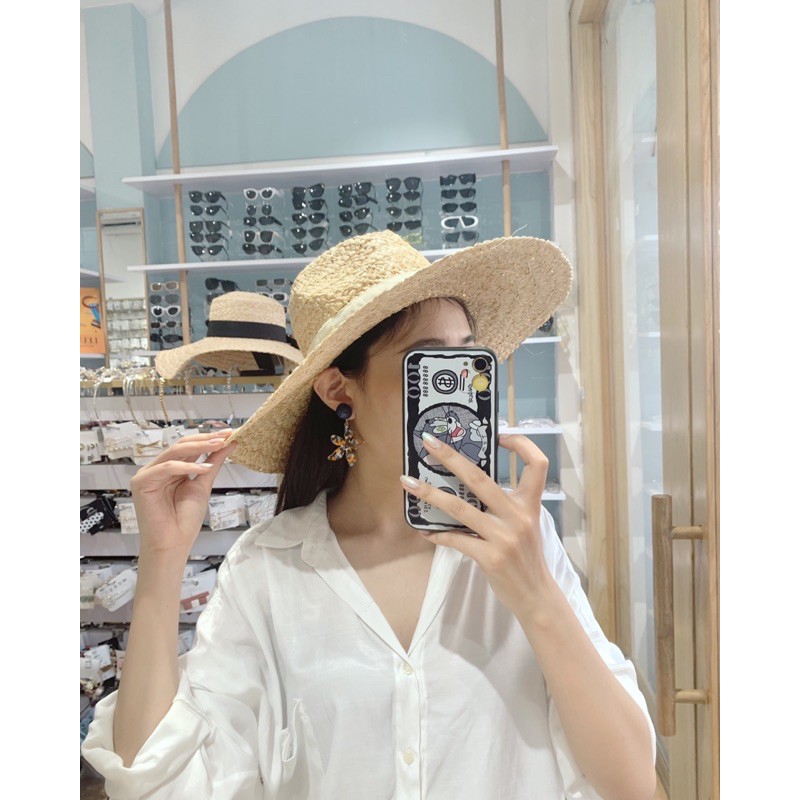 Mũ cói panama raffia leuleu.accessorize