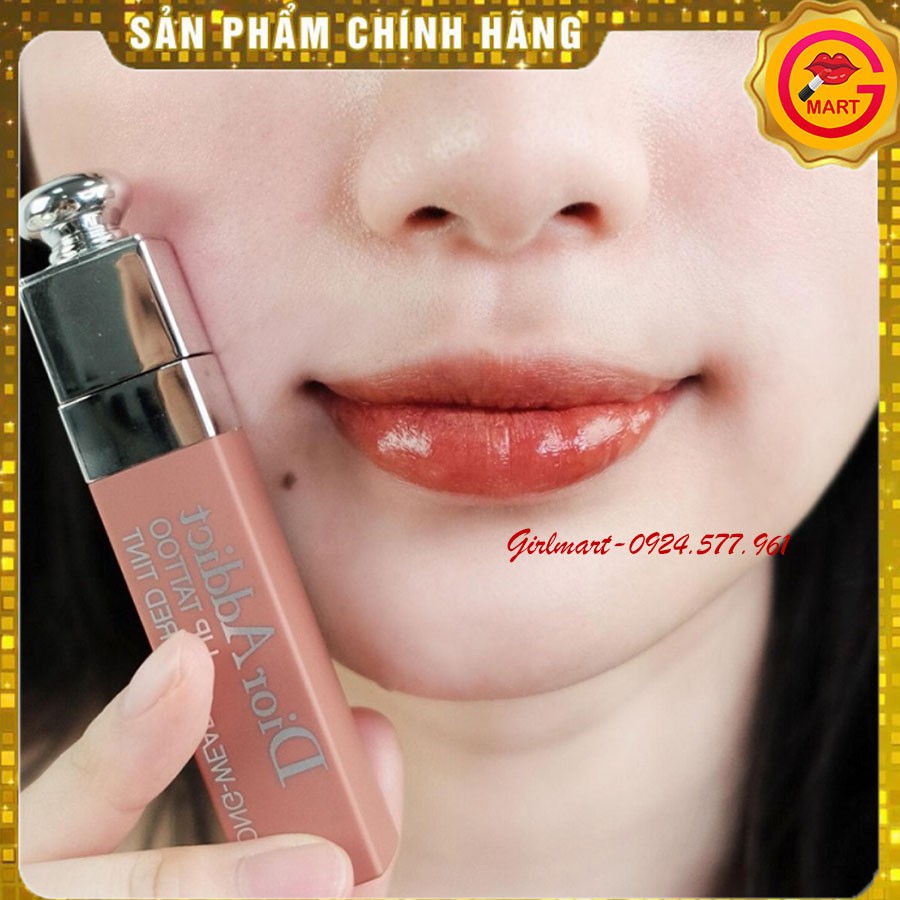 [1 ĐỔI 1] Son Dior Addict Lip Tattoo 421 Natural Beige hot nhất dòng son Dior