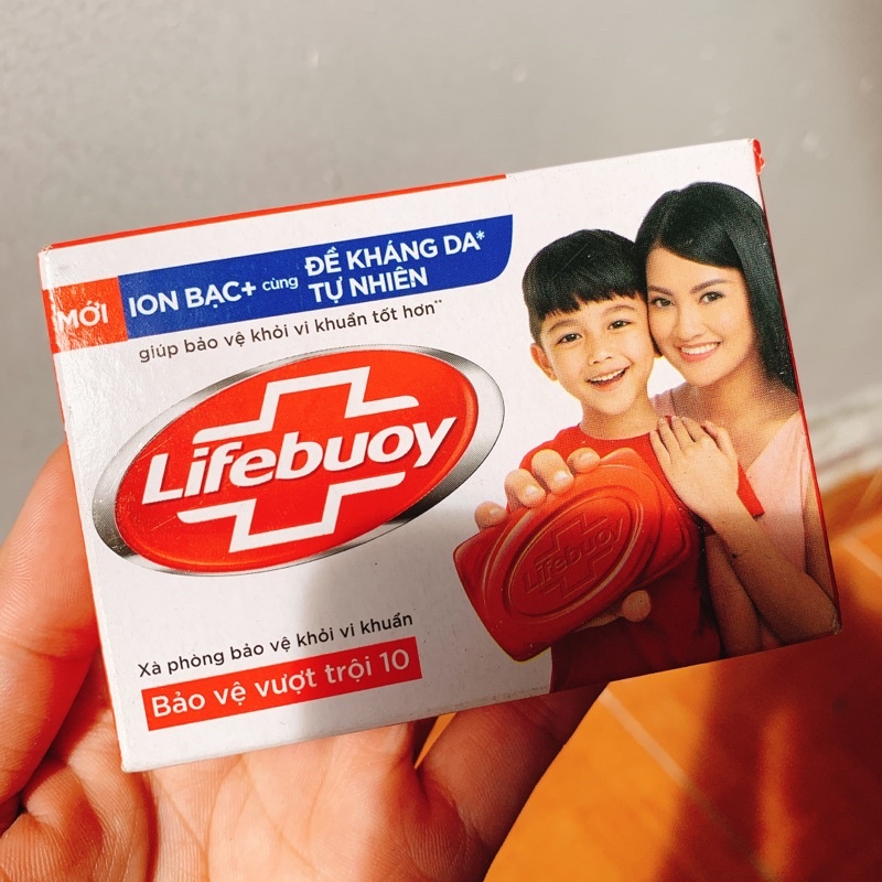 XÀ BÔNG LIFEBUOY bánh 90g bảo vệ vượt trội cho cả nhà
