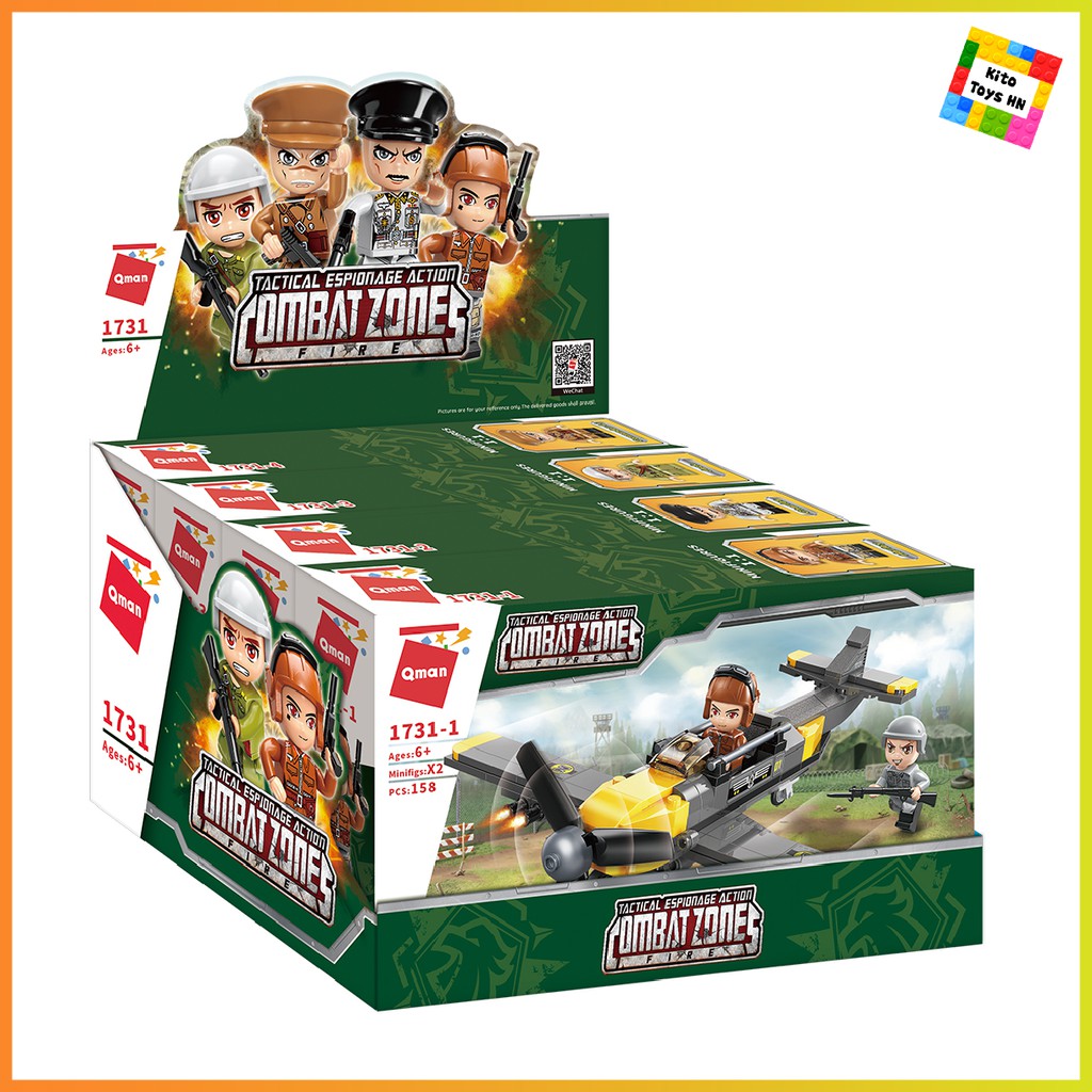 Bộ Đồ Chơi Lego Lắp Ráp Mô Hình Qman 1731 Tổ Hợp Phương Tiện Quân Sự 576 Chi Tiết Cho Trẻ Từ 6 Tuổi Có Bán Lẻ Hộp Nhỏ