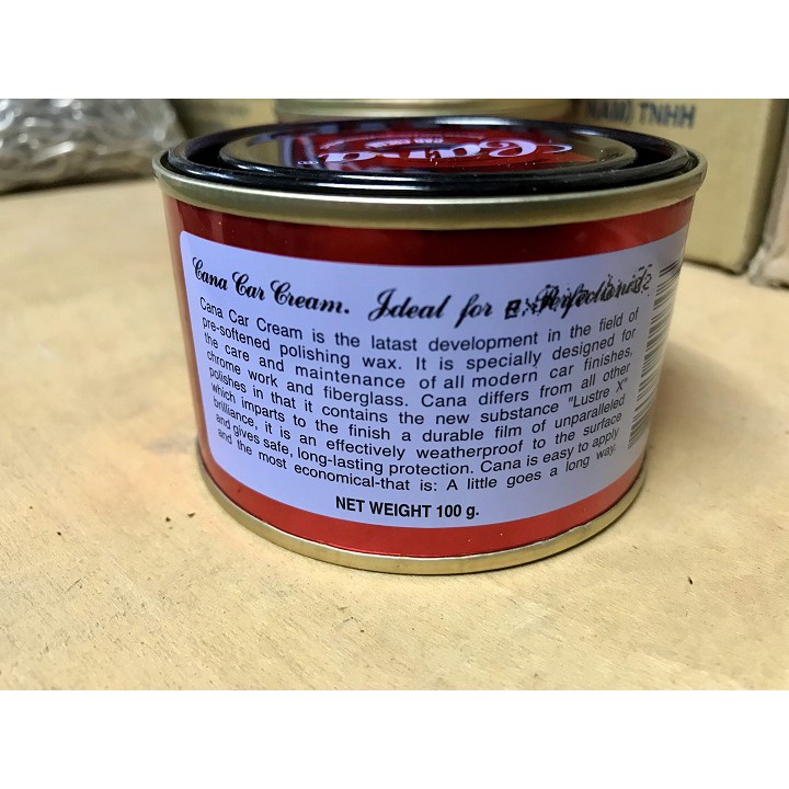 Kem Đánh Bóng Xóa Trầy Xước Sơn Ô tô - Xe Máy Cana Car Cream 100g