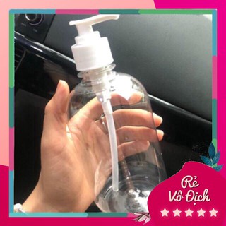 Chai vòi nhấn đựng sữa tắm, dầu gội (500ml)