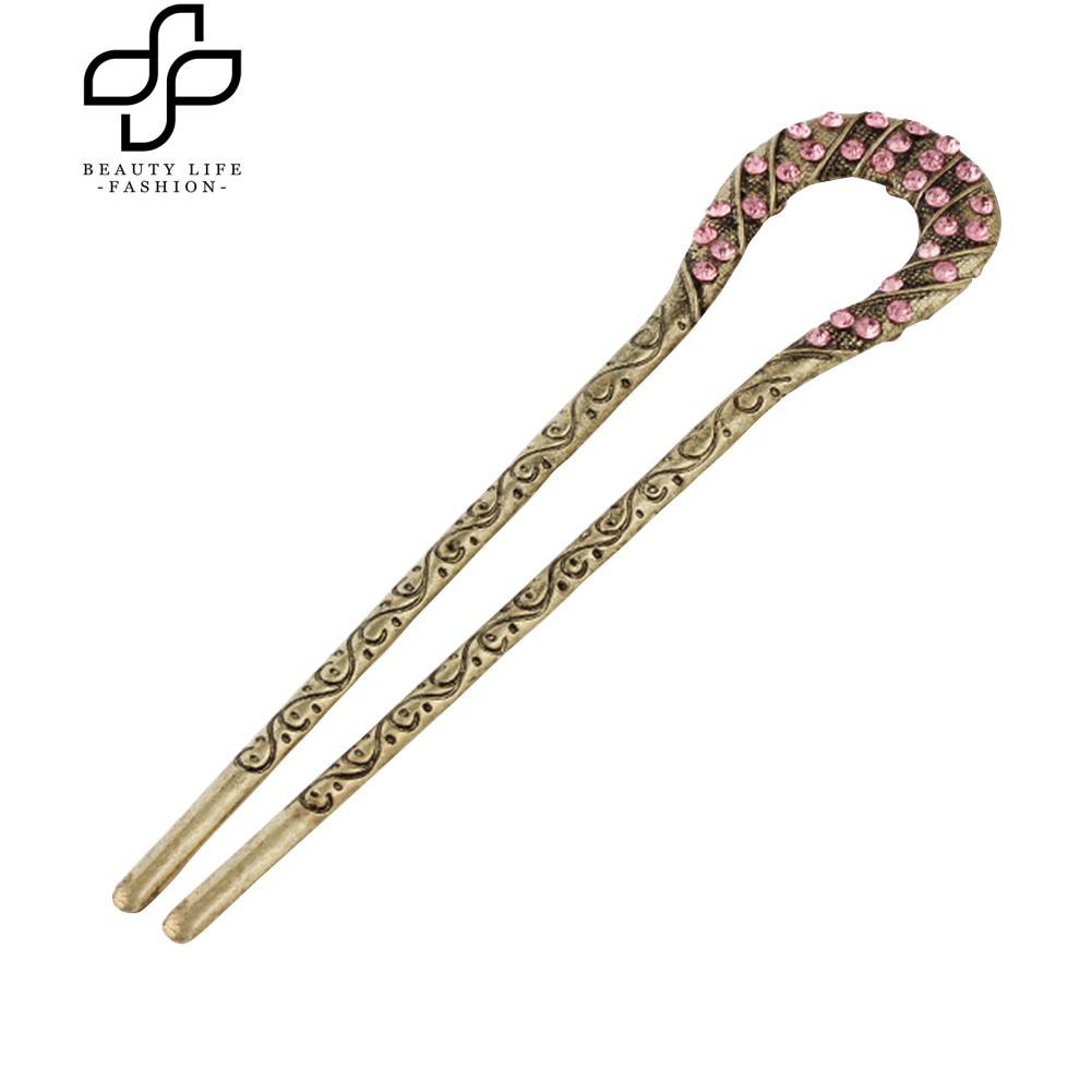 Trâm cài tóc chữ U phong cách cổ điển thời trang nữ