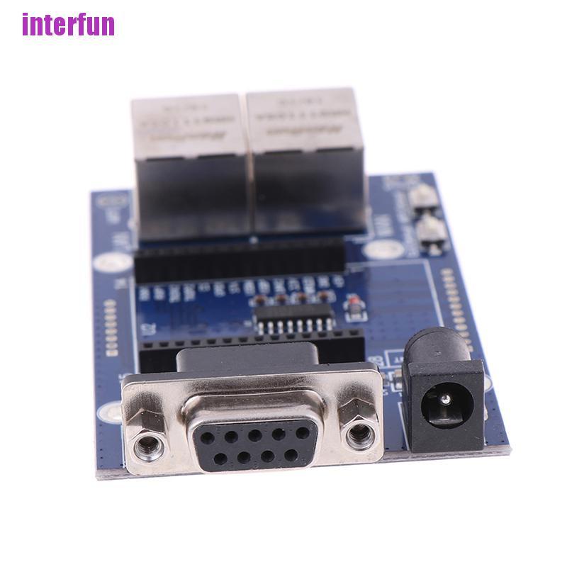 [Interfun1] Hlk-Rm04 Tcp Ip Ethernet Converter Module Serial Uart Rs232 To Wan Lan Wifi [Fun]