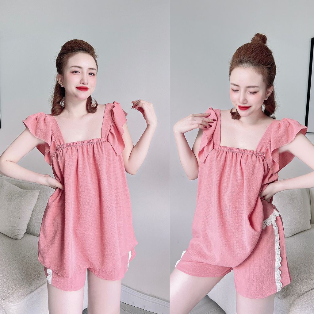 Đồ Ngủ Nữ MIKY, Đồ Ngủ Sexy lụa Dui cao cấp mềm mại xinh xắn &lt; 68KG
