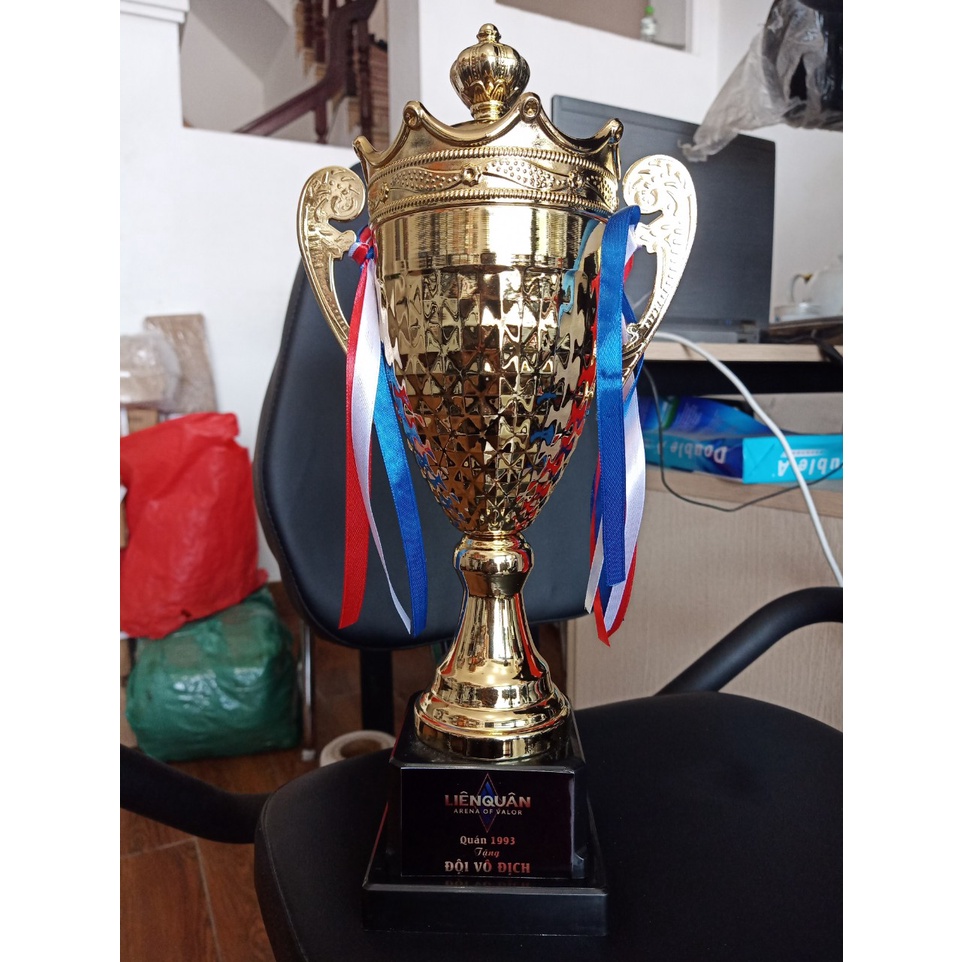 Cúp thể thao kim loại TL-037 Trao Tặng Các Giải Bóng Đá, Bóng Chuyền...