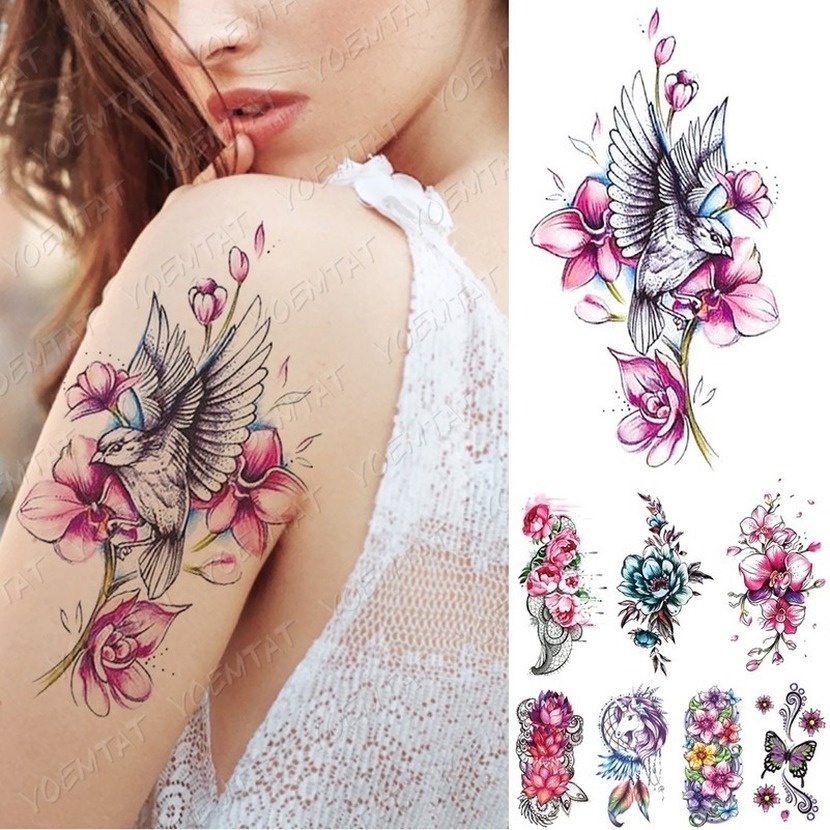 Hình Xăm Dán Tạm Thời Chống Nước Hình Dream Catcher