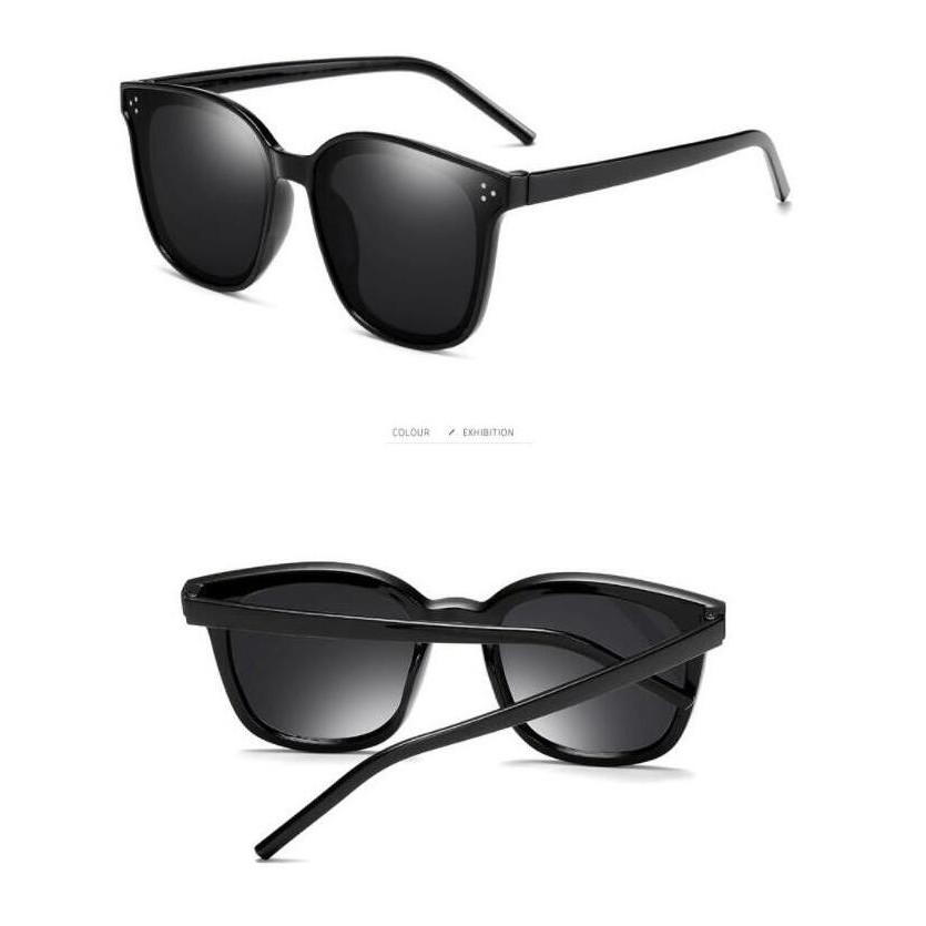 Kính mát gọng vuông cỡ lớn phong cách thời trang cho nam nữ