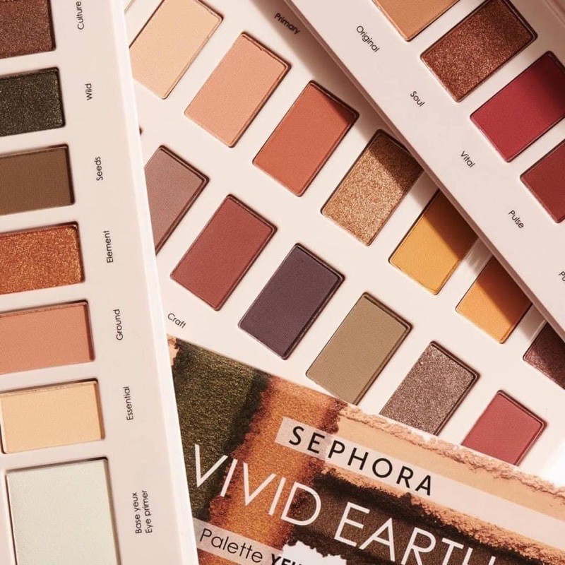 PHẤN MẮT 15 ô SEPHORA VIVID EARTH GOM SALE 70%