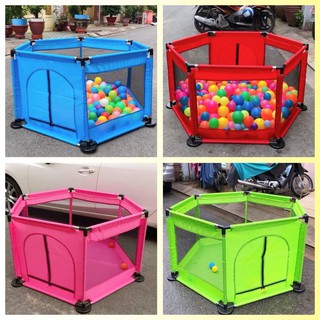 [GIÁ HỦY DIỆT] Quây cũi kiêm nhà bóng cho bé(loai 1) tặng kèm bóng