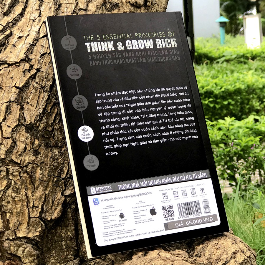 Sách - Think & Grow Rich - 5 Nguyên Tắc Vàng Nghĩ Giàu Làm Giàu - Đánh Thức Khao Khát Làm Giàu Trong Bạn | BigBuy360 - bigbuy360.vn