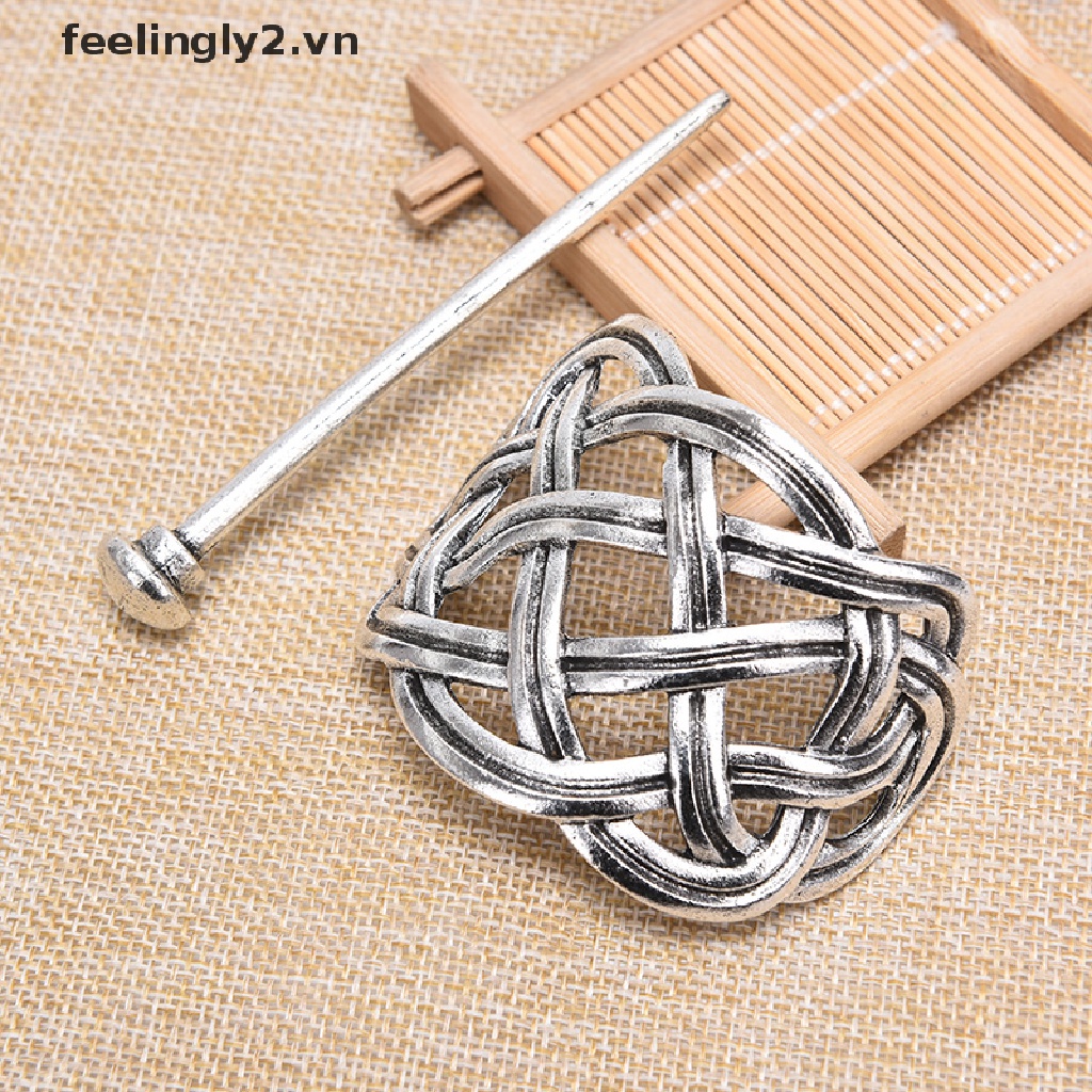 Kẹp Tóc Phong Cách Viking Cổ Điển Cho Nữ