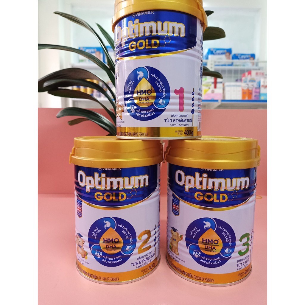 Sữa Optimum gold hộp 800g số 1,2,3,4 date dài