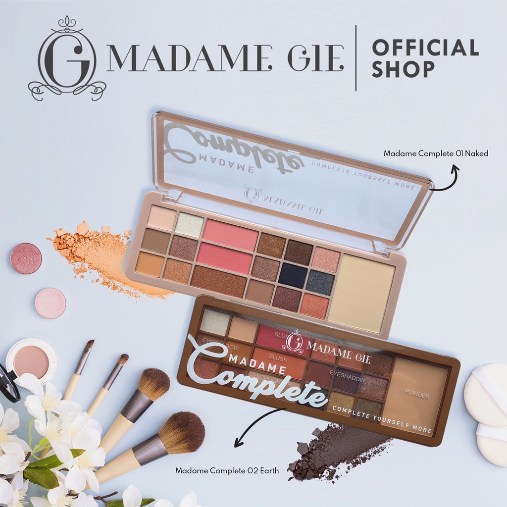 Bảng phấn mắt madame trang điểm hoàn chỉnh