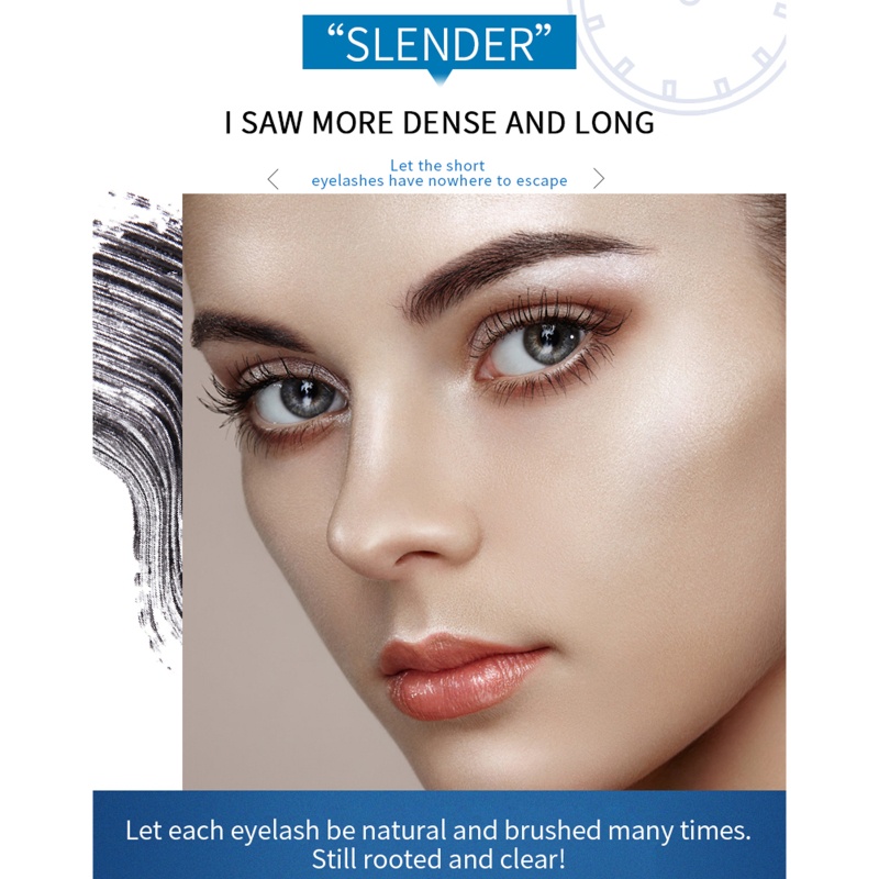 Mascara Sợi Tơ 4D Kháng Nước Chuốt Mi Dài / Cong Vút Trang Điểm Lâu Trôi