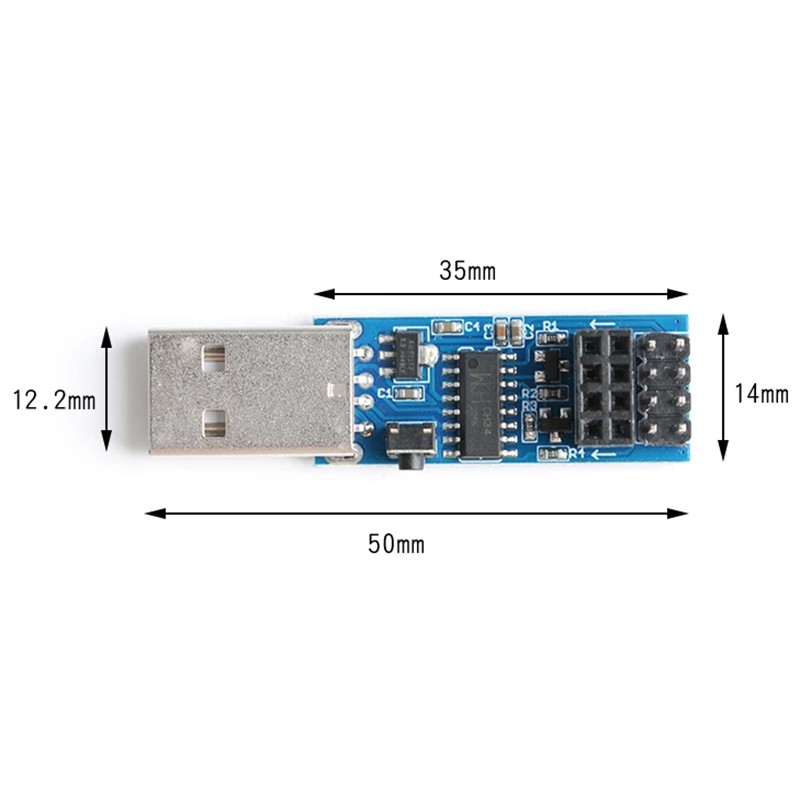 Mô Đun Thu Phát Wifi Esp-01 Esp-01S Usb Sang Esp8266 Ch340C Esp01 Prog Wifi Cho Arduino Ide H340C Esp8266 Esp-01 Esp01S Prog | BigBuy360 - bigbuy360.vn
