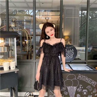 🎀(Có ảnh thật) Đầm trễ vai voan xoè 🎀