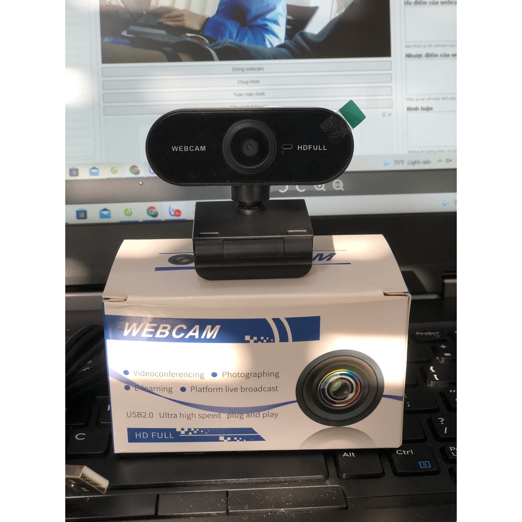 { XẢ KHO } Webcam Yoosee YS13 Full HD 1080p CAO CẤP có mic - Học Online ZOOM, Trực Tuyến