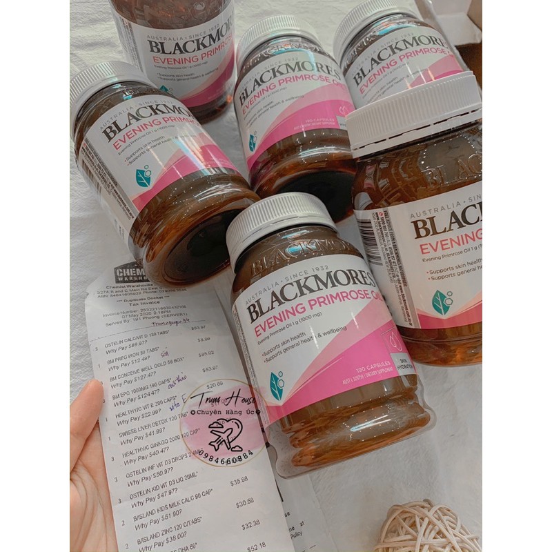 [Date mới tem Chemist] TINH DẦU HOA ANH THẢO BLACKMORES EVENING PRIMROSE OIL 190 VIÊN | BigBuy360 - bigbuy360.vn
