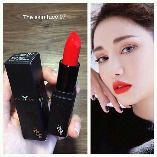 Son Skin Face Đỏ Cam chuẩn Hàn Quốc
