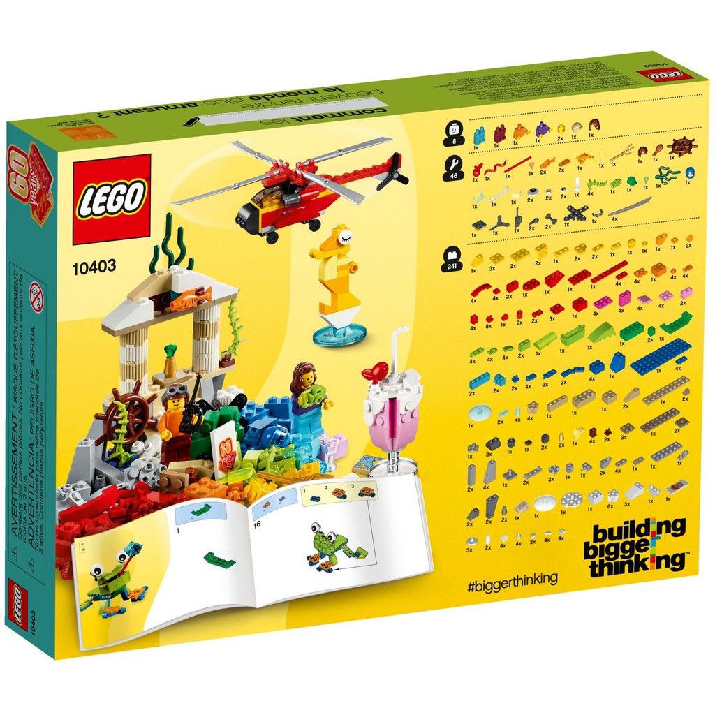 LEGO 10403 - Thùng Gạch Thế Giới Vui Nhộn