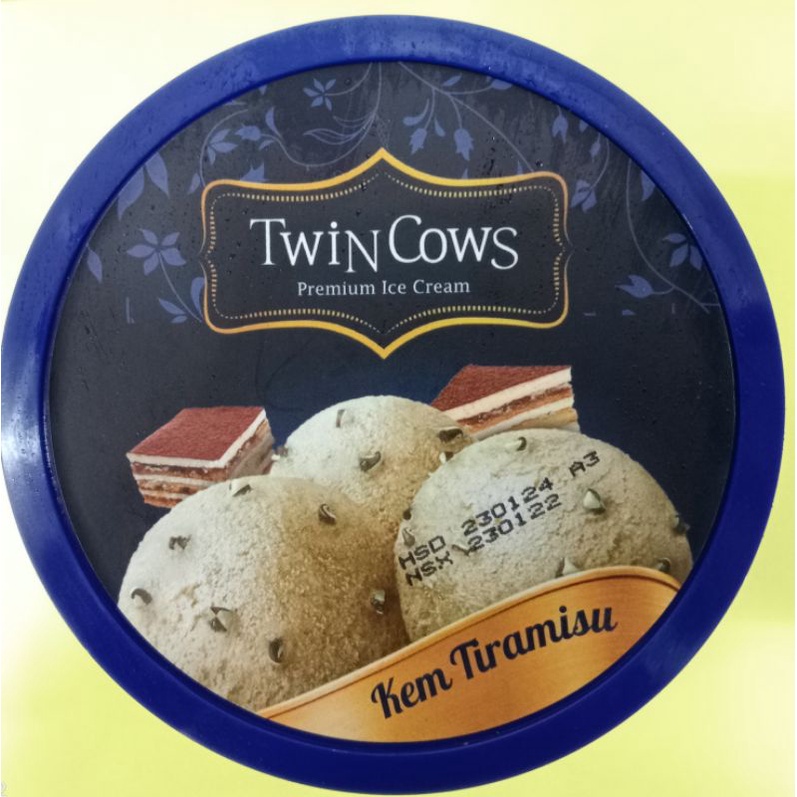 [Hỏa Tốc] Kem Vinamilk Twin Cows 450ml Cao Cấp 4 vị Vị