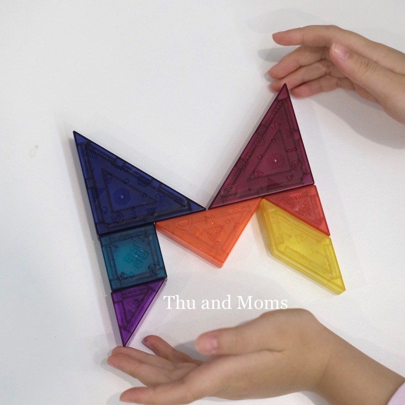 Trò chơi xếp hình Tangram trí uẩn có nam châm