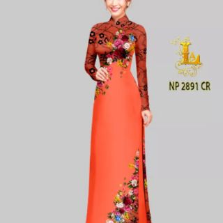 Vải áo dài in 3D tằm ý/lụa nhật