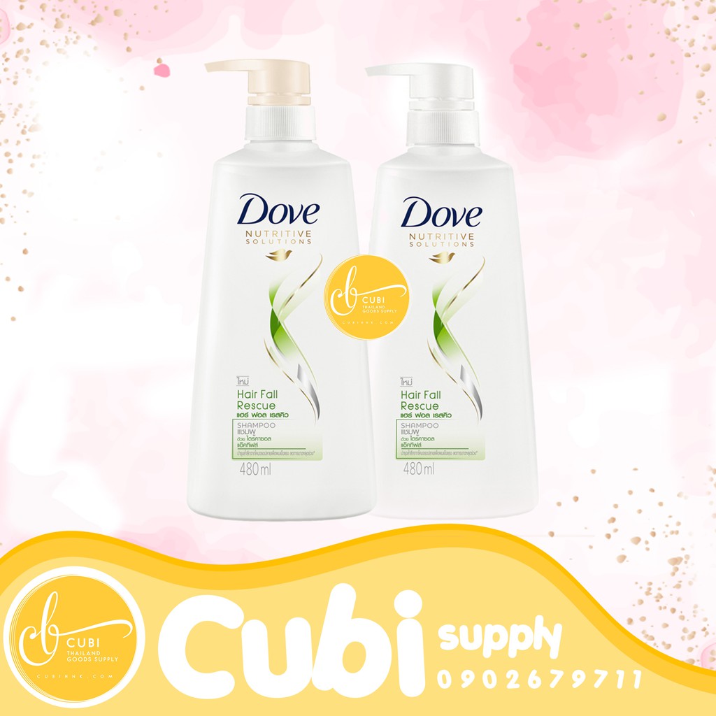 Dầu gội-dầu xả Dove 480ml