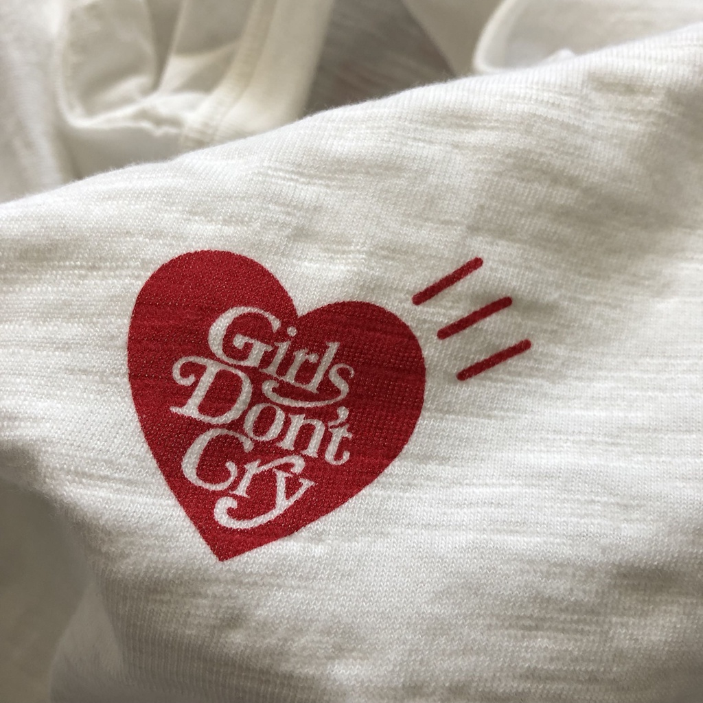 Áo Thun Tay Ngắn In Chữ Human Made x Girls Don 'T cry Girls Don' T cry