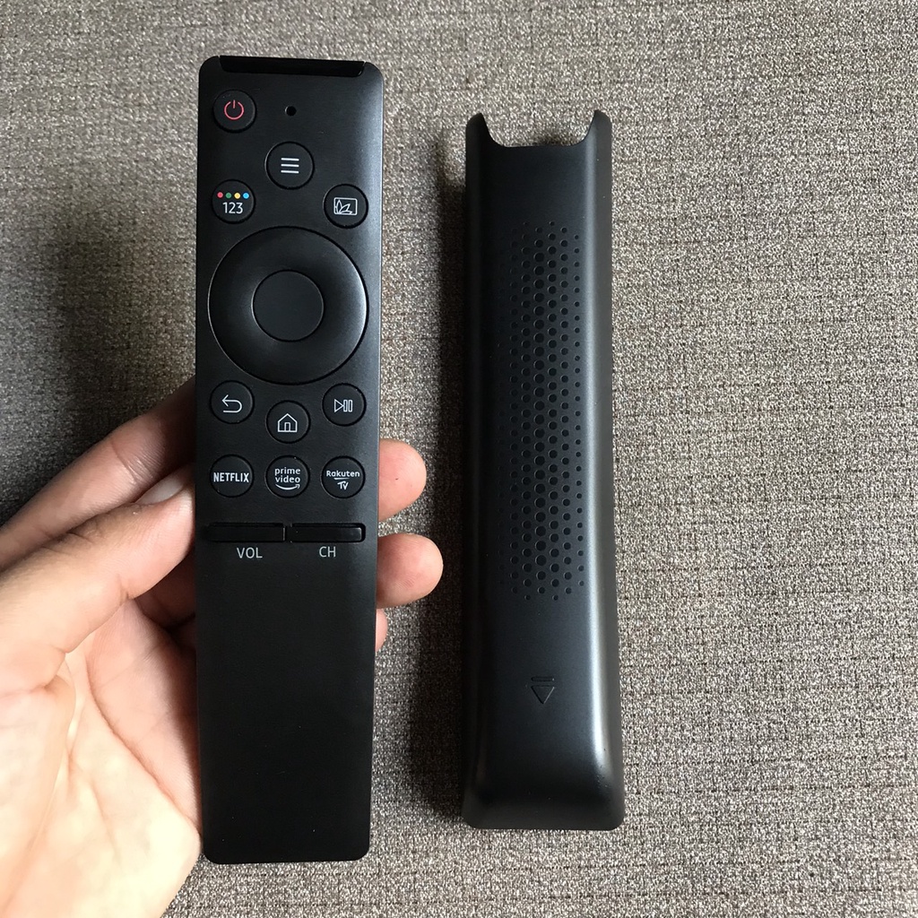 Điều khiển tivi samsung Smart cong lưng đen IR-1316 dùng cho tất cả các dòng smart đều dùng được