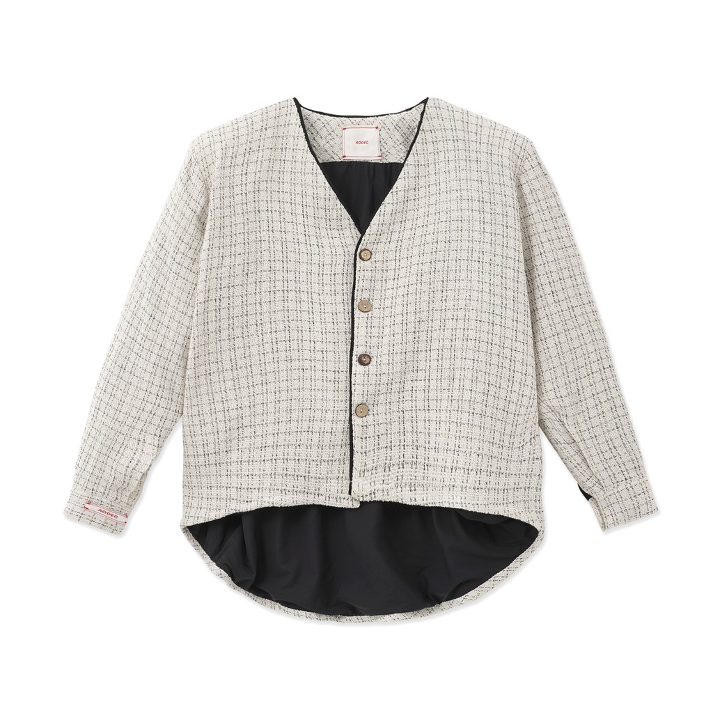 Áo Cardigan AODEC Nine Cardigan Trắng