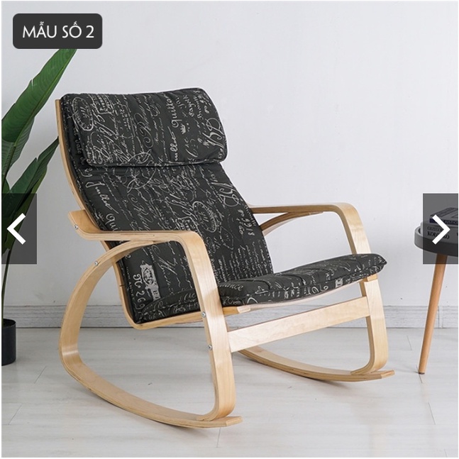 Ghế thư giãn Poang ngắn , ghế đọc sách, giúp cho bản thân thư giãn mỗi khi mệt mỏi – M006 - 2