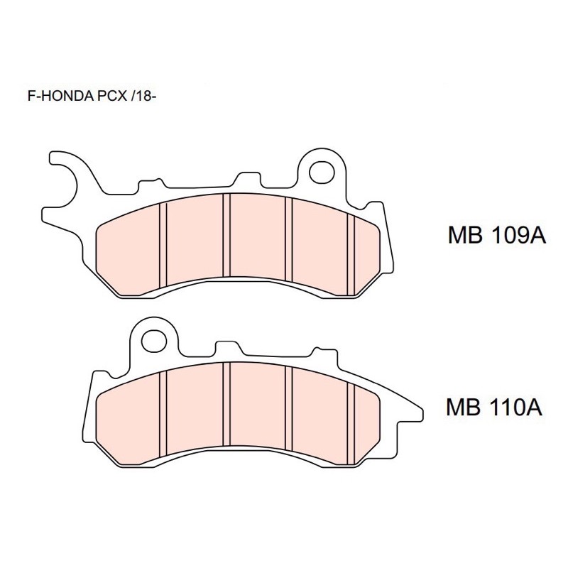 Bố Thắng - Má Phanh Honda PCX NEW Đĩa Trước - Đùm Sau Recto Thailand