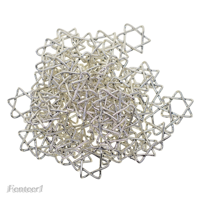 Bộ 100 Mặt Dây Chuyền Hình Ngôi Sao Phong Cách Vintage