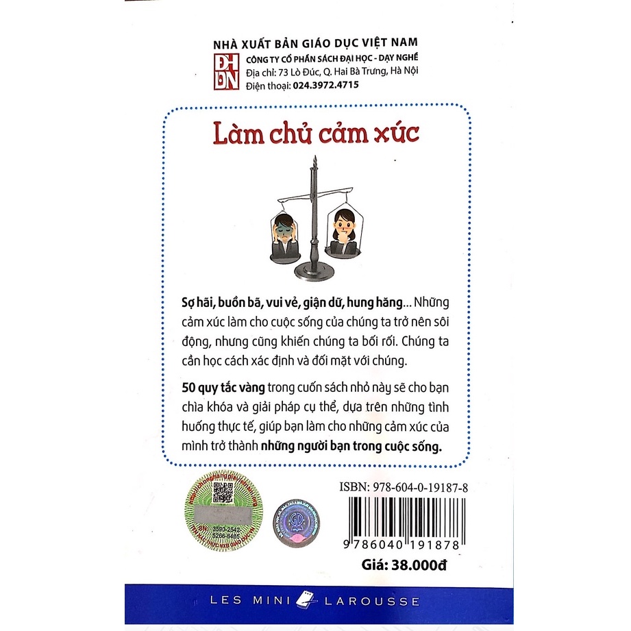 Sách - 50 quy tắc vàng-Làm chủ cảm xúc